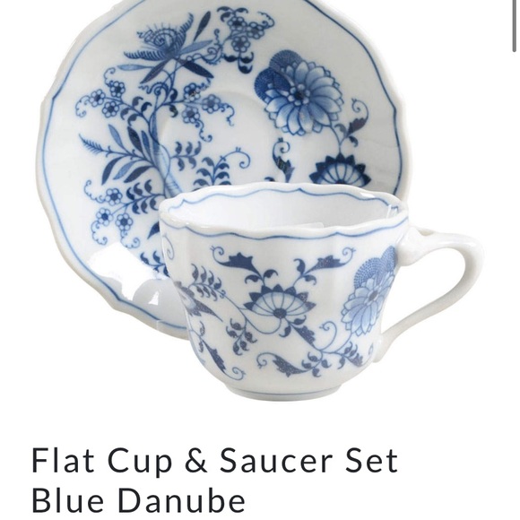 Blue Danube Tea Cup and Saucer Set - Picture 3 of 4